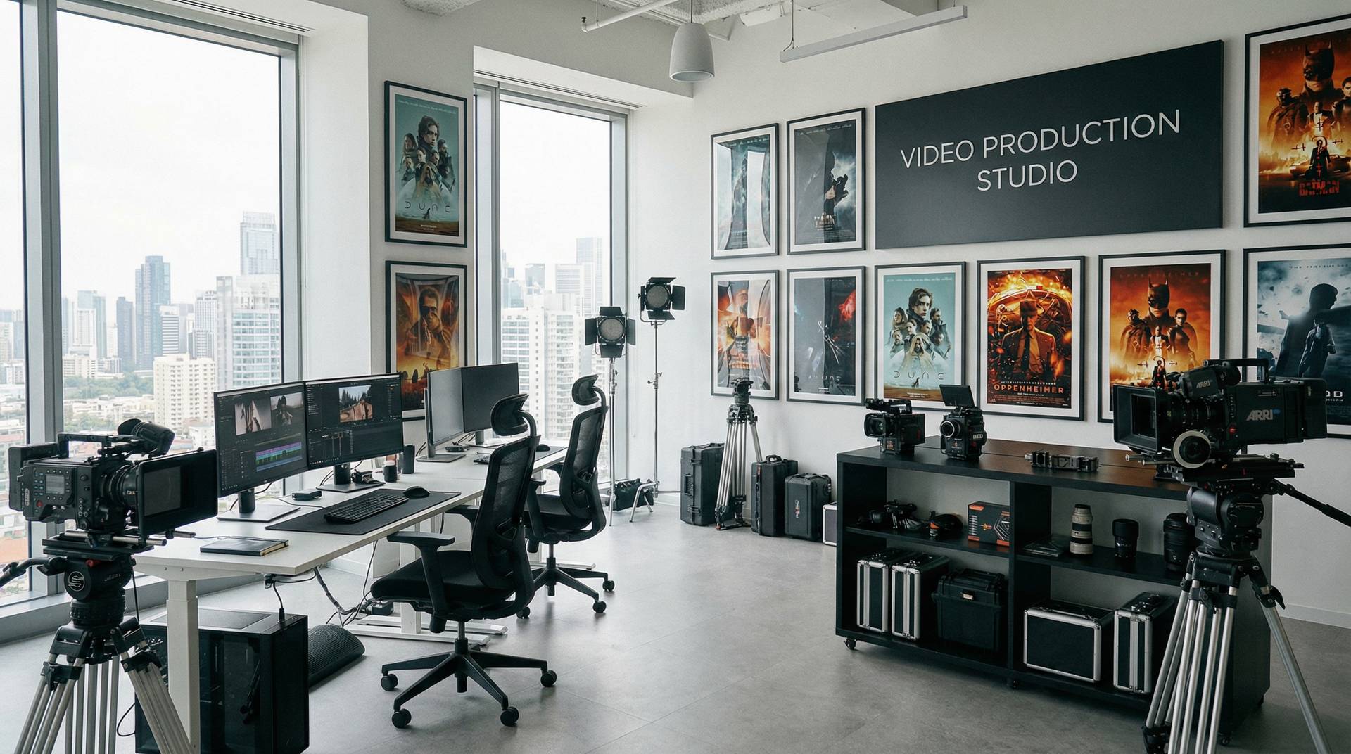 40分钟调色大片高清视频公司办公室实景